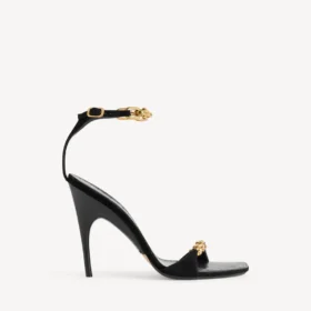 Duchesse-sandal til kvinder i sort