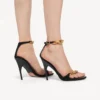 Duchesse-sandal til kvinder i sort Duchesse-sandal til kvinder i sort