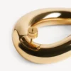 Eisa Ellipse øreringe til kvinder i skinnende guld