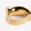 Eisa-ring i skinnende guld