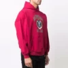 Est. 1917 College Logo Print Hættetrøje Wide Fit “Red” 675003TLV906163