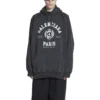 Est. 1917 College Logo Print-hettetrøje “Washed Black” 697879TMV991000