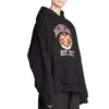 Est. 1917 College-logo-printet hættetrøje i bred pasform “Black” 675003TLV901076