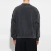 Est. 1917 College-logo-printet sweatshirt med rund hals “Washed Black” 697869TMV991000
