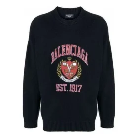 Est. 1917 College Logo-trøje med rund hals “Black” 675267T32171000