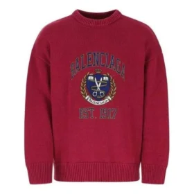 Est. 1917 College Logo-trøje med rund hals “Red” 675267T32176164