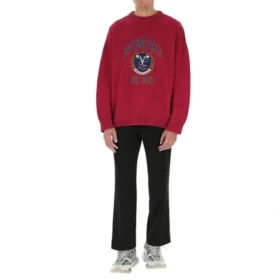 Est. 1917 College Logo-trøje med rund hals “Red” 675267T32176164
