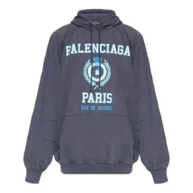 Est. 1917 hættetrøje med collegelogo-print “Navy” 697879TMV964140