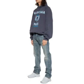 Est. 1917 hættetrøje med collegelogo-print “Navy” 697879TMV964140