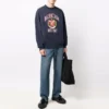 Est. 1917 sweatshirt med rund hals og universitetslogo-print “Navy” 676629TLV908067