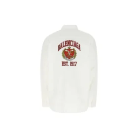Est. 1917 T-shirt med collegelogo-print “Hvid” 675640TYB189000