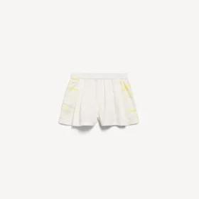 Extreme tie-dye A-line boxershorts til kvinder i hvid/gul