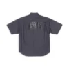 Fashion Institute kortærmet skjorte i large-pasform “Dark Grey” 703846TYB181270