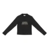 Fashion Institute langærmet T-shirt, medium pasform “Black” 698124TMVH51073