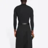 Fashion Institute langærmet T-shirt, medium pasform “Black” 698124TMVH51073
