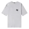 FBI Oversized T-shirt “Heather Grey Black” 681314TLVG91380