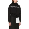 Femme Fatale Oversized-hettetrøje “Black” 482217TTK141000