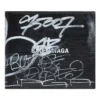 Firkantet, foldet graffiti-tegnebog “Black White” 594549210LH1090