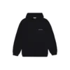 Fleece-hættetrøje, sort 641529TJVE51000