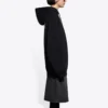 Fleece-hættetrøje, sort 641529TJVE51000