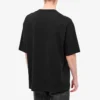 Flersproget T-shirt med korte ærmer til mænd, sort 612966TJVI32771