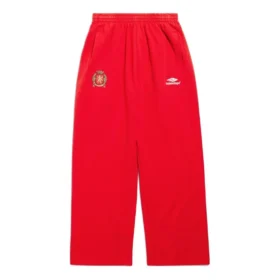 Fodbold-baggy-joggingbukser “Red White” 777708TPVW36643