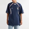 Fodbold-T-shirt i oversize-størrelse “Blå” 641664TJV054482