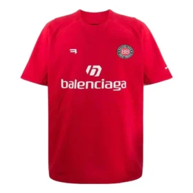 Fodbold-T-shirt i oversize-størrelse “Red White” 641658TJV516540 Fodbold-T-shirt i oversize-størrelse “Red White” 641658TJV516540