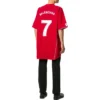 Fodbold-T-shirt i oversize-størrelse “Red White” 641658TJV516540