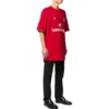 Fodbold-T-shirt i oversize-størrelse “Red White” 641658TJV516540