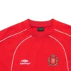 Fodbold-T-shirt i oversize-størrelse “Red White” 777705TPVV36643