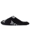 Furry-sandaler “Allover Logo – Black” 699675W2B411090