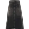FW21 A-formet nederdel “vasket grå Denim” 646913TBP477767