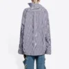 FW21 Langærmet skjorte med striber, mørkeblå 663034TIM368502