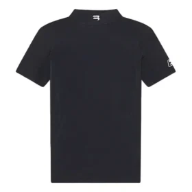 FW21 Logo-alfabet-print, slim fit, korte ærmer, sort 6617524B0B11077