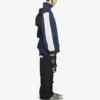 FW21 Logo Splicing løs jakke, unisex, marineblå 663065TKO484063