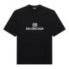 FW21 Retro-logo-tryk GS Sort 612966TKVI71070