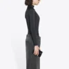 FW21 Slim Fit Sports langærmet sort 6617534B0B11077