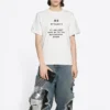 FW21 T-shirt med logo-tryk, hvid 661705TKVF19081