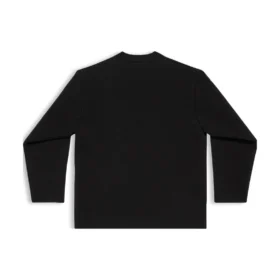 FW23 Cardigan “Sort dobbeltsidet uldstrik” 771671T16751000