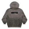 Gaffer Heavy Washed Zip-Up Hættetrøje Small Fit “Grey” 720424TNVK51227
