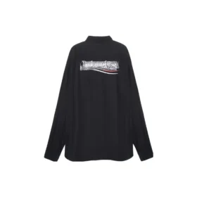 Gaffer langærmet skjorte, Large Fit “Black” 719874TYB181000