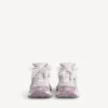Glitter-Runner-sneakers til kvinder i hvid/lilla/lyserød