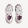 Glitter-Runner-sneakers til kvinder i hvid/lilla/lyserød