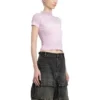 Gothic Type Shrunk T-shirt “Light Pink” 788246TQVJ55708