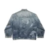 Graffiti Oversized-jakke “Light Blue” 745048TNW014012
