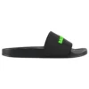 Gummi-sandaler “Black Fluo Green” 565826W1S811030