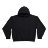 Hættetrøje i medium pasform “Black Faded” 742603TOVF39034