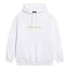 Hættetrøje med copyright-logo i medium pasform “White” 578135TIV559152