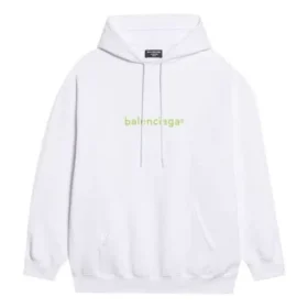 Hættetrøje med copyright-logo i medium pasform “White” 578135TIV559152
